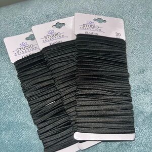 Black Hair Elastics